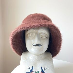 Fuzzy bucket hat